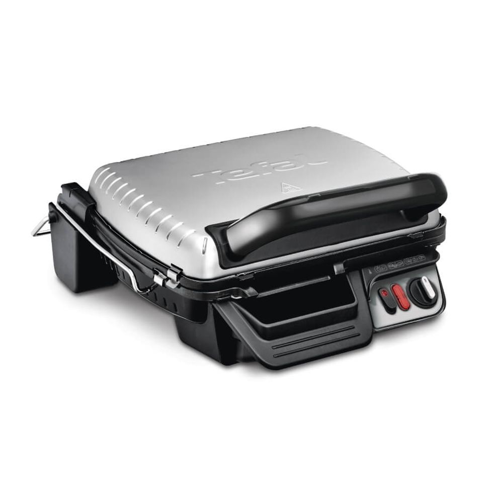 Grătar electric Tefal Ultra Compact 600 Comfort GC306012, 2000W, 3 poziții, termostat ajustabil, placă din aluminiu detașabile