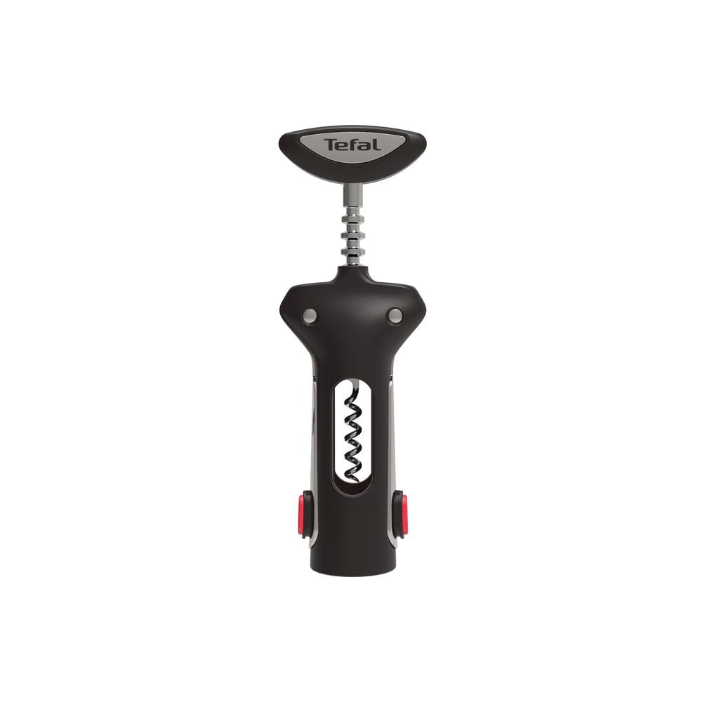 Tirbușon Ingenio K2073414, calitate premium, design inovator, fără BPA sau ftalați, 2 în 1, plastic, negru