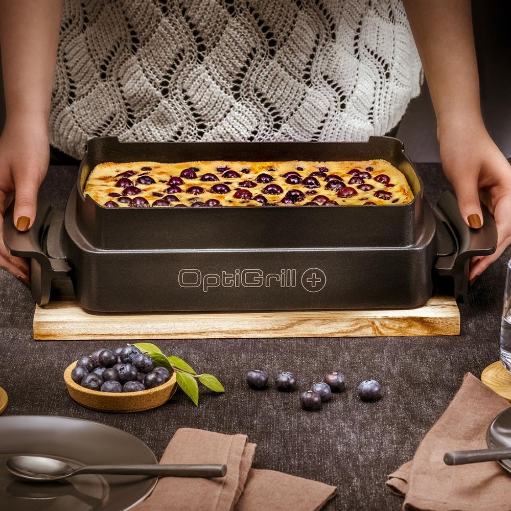 Tefal Snacking & Baking OptiGrill XA725870, 1.6L, negru