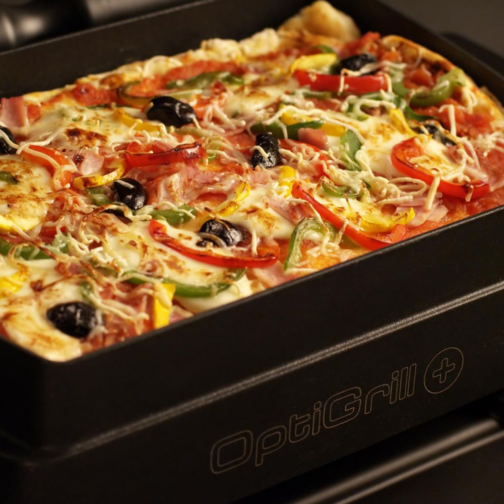 Tefal Snacking & Baking OptiGrill XA725870, 1.6L, negru