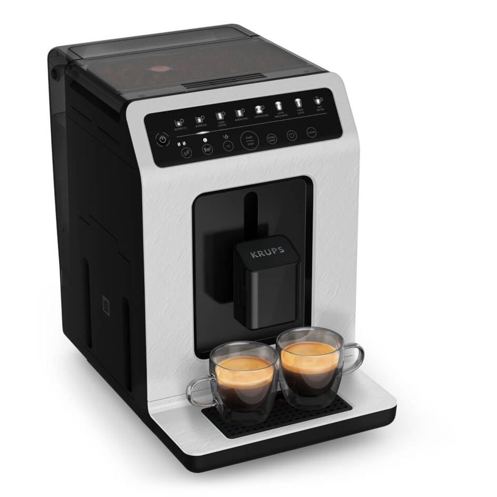 Espressor automat Krups Evidence Eco-Design EA897A10, 1450W, 8 retete, presiune 15 bari, One -Touch Cappuccino