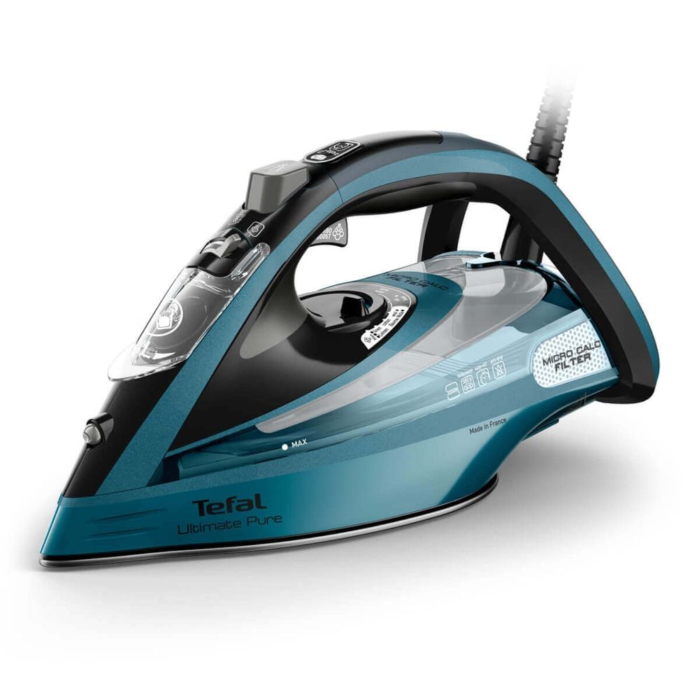 fuwafuwa③ Fier de călcat cu aburi Tefal Ultimate Pure FV9851E0 3200W