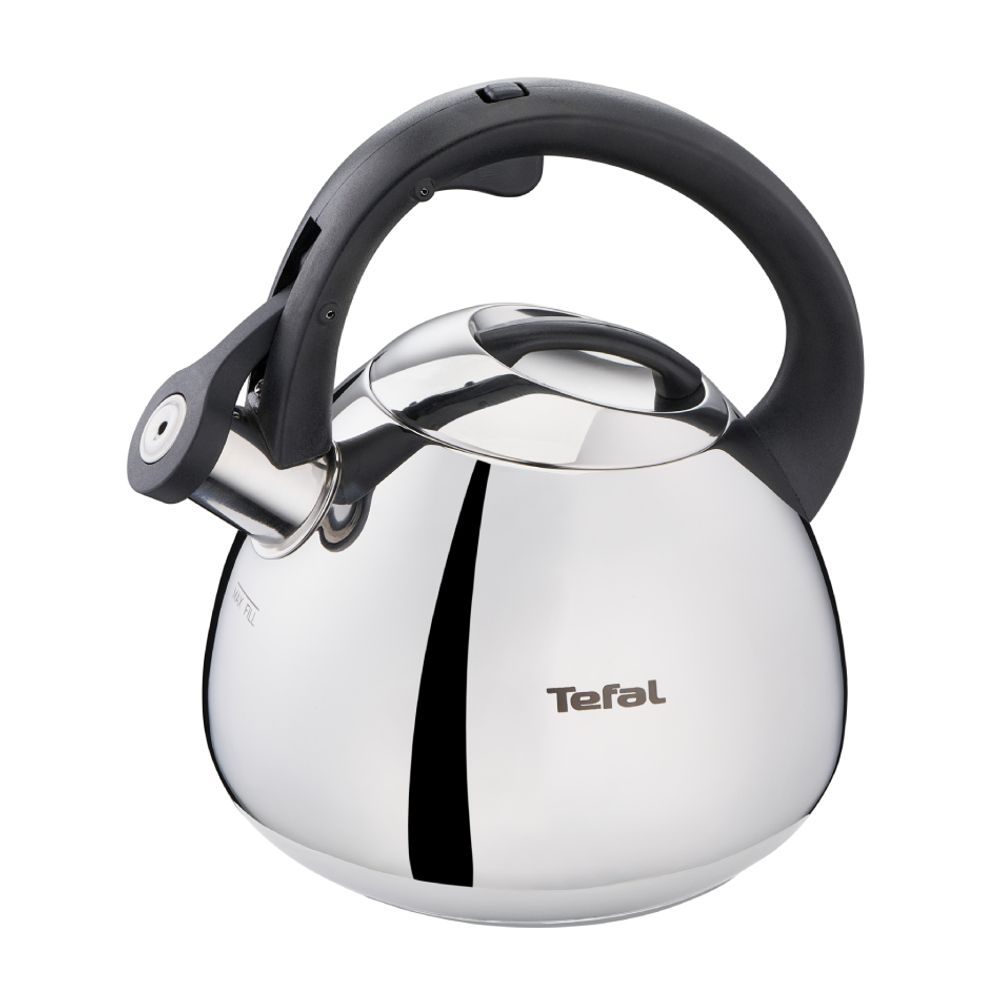 Fierbător apă clasic Tefal K2481574, capacitate 2.7L, capac detașabil, inducție, mâner ergonomic, sistem inteligent deschidere - închidere, inox