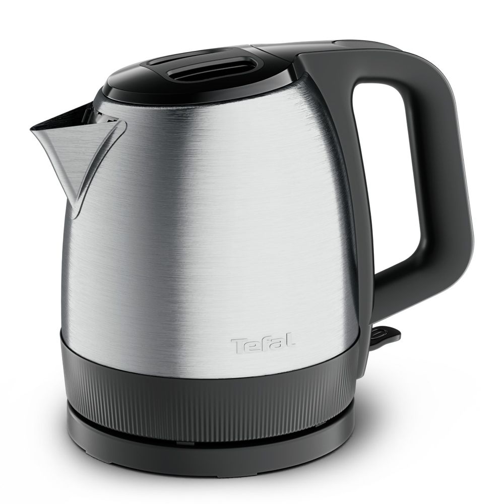 Fierbator de apa Tefal Express KI1E0DE0, 2000 W, 1.2 L, inox, oprire automata, filtru anticalcar detasabil, baza rotativa 360°, capac rabatabil, design compact, inox, argintiu