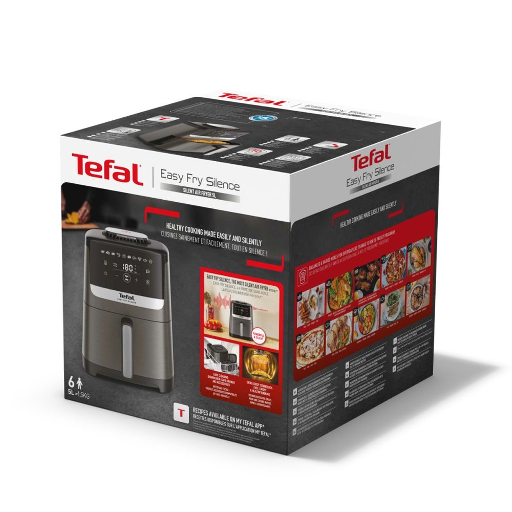 Air fryer Tefal EY551HE0 – friteuză cu aer cald silențioasă