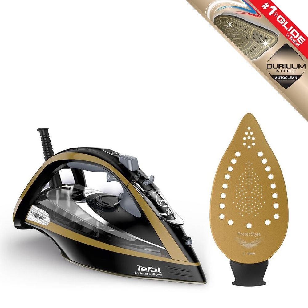 Fier de calcat Tefal Ultimate Pure FV9865E0, 3000W