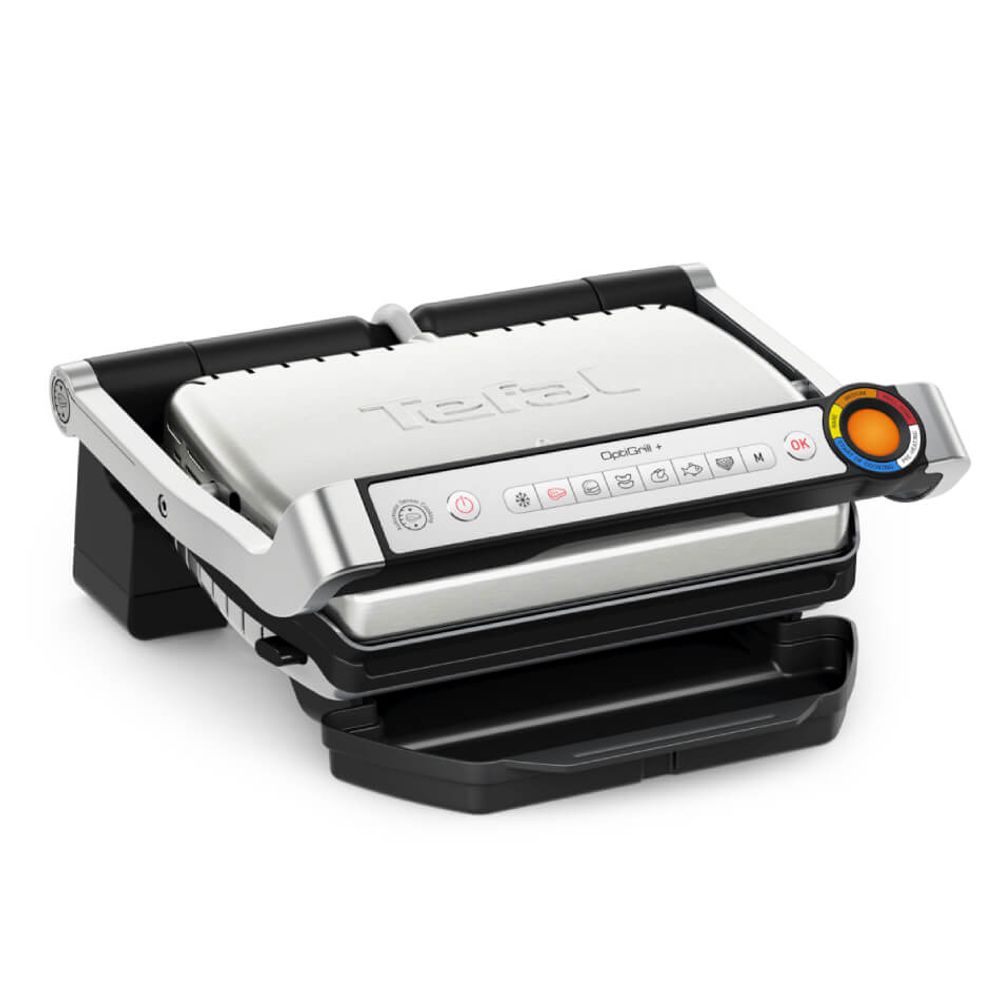 Grătar electric Tefal OptiGrill+ 6 programe, 2000W GC717D10