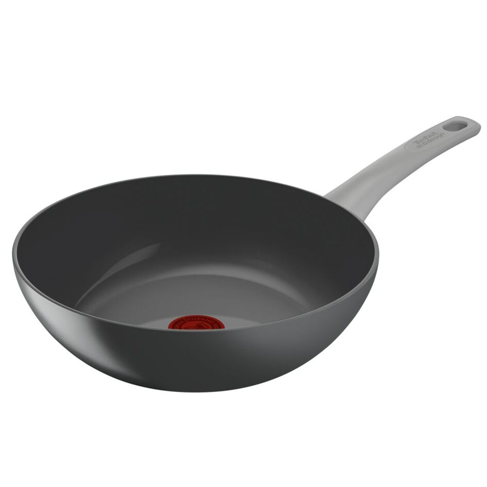 洋楽 Treal Tigaie wok Tefal Renew On 28cm ceramic gri aluminiu reciclat