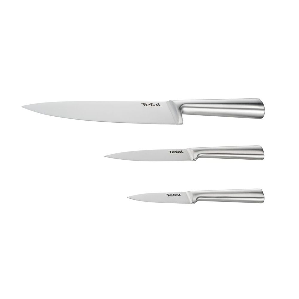 Set de 3 cuțite Tefal Expertise K121S375, 8 cm / 12 cm / 20 cm, oțel inoxidabil