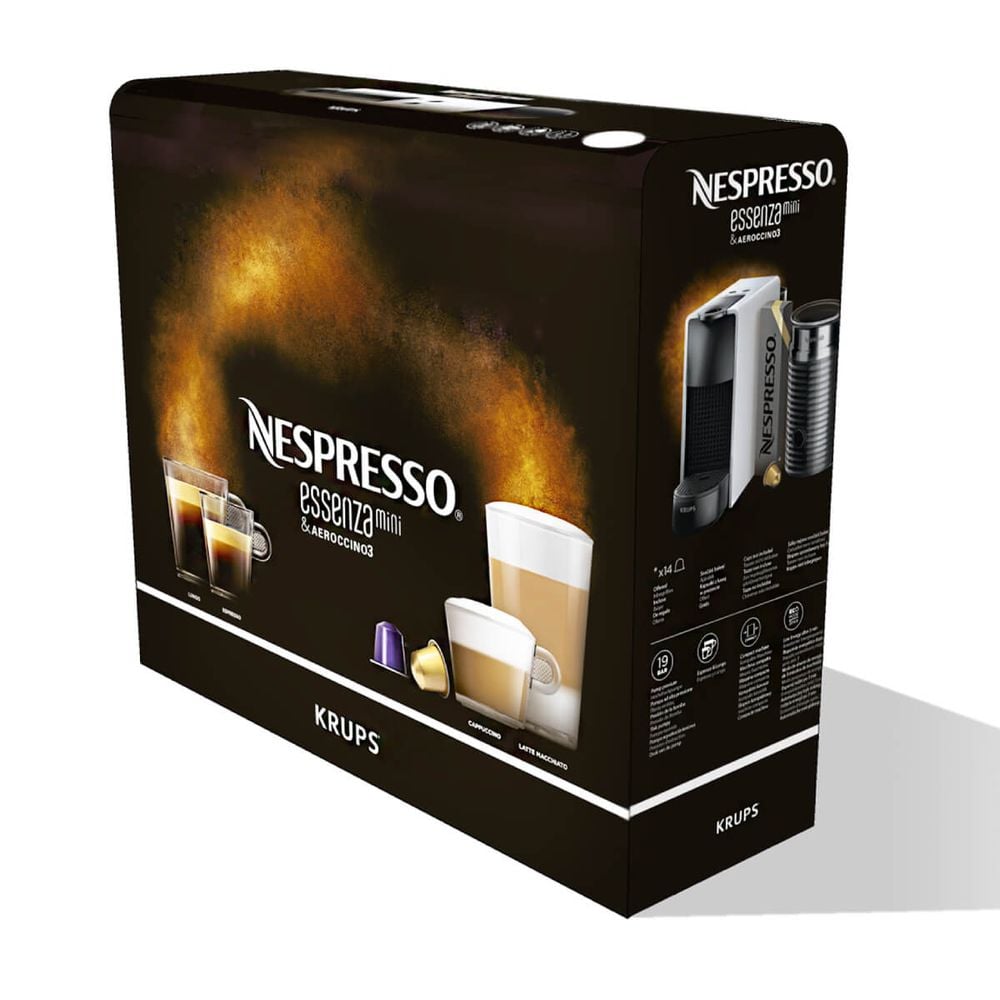 Espressor Nespresso by Krups Essenza Mini & Aeroccino 3