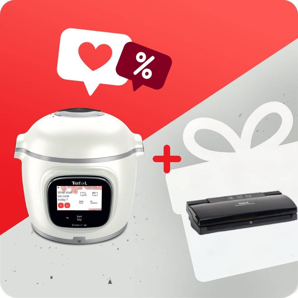 Multicooker inteligent Tefal Cook4me & Aparat de vidat
