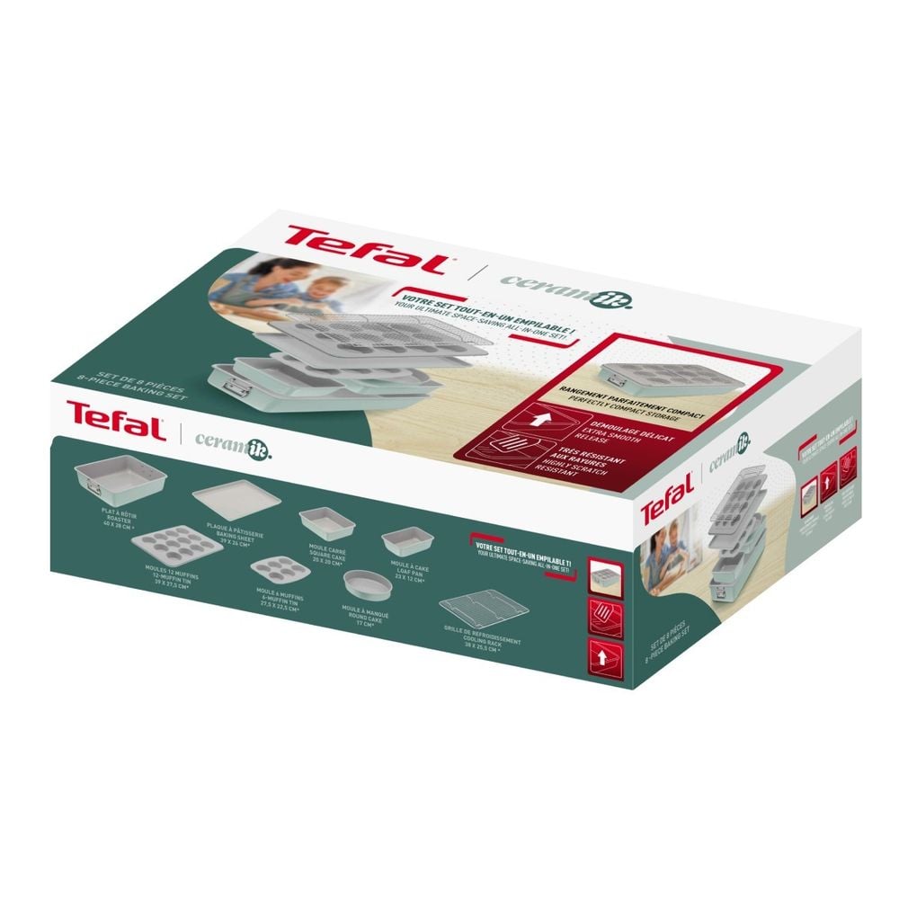 Robot de bucătărie Tefal Wizzo QB317538 & Set pentru copt