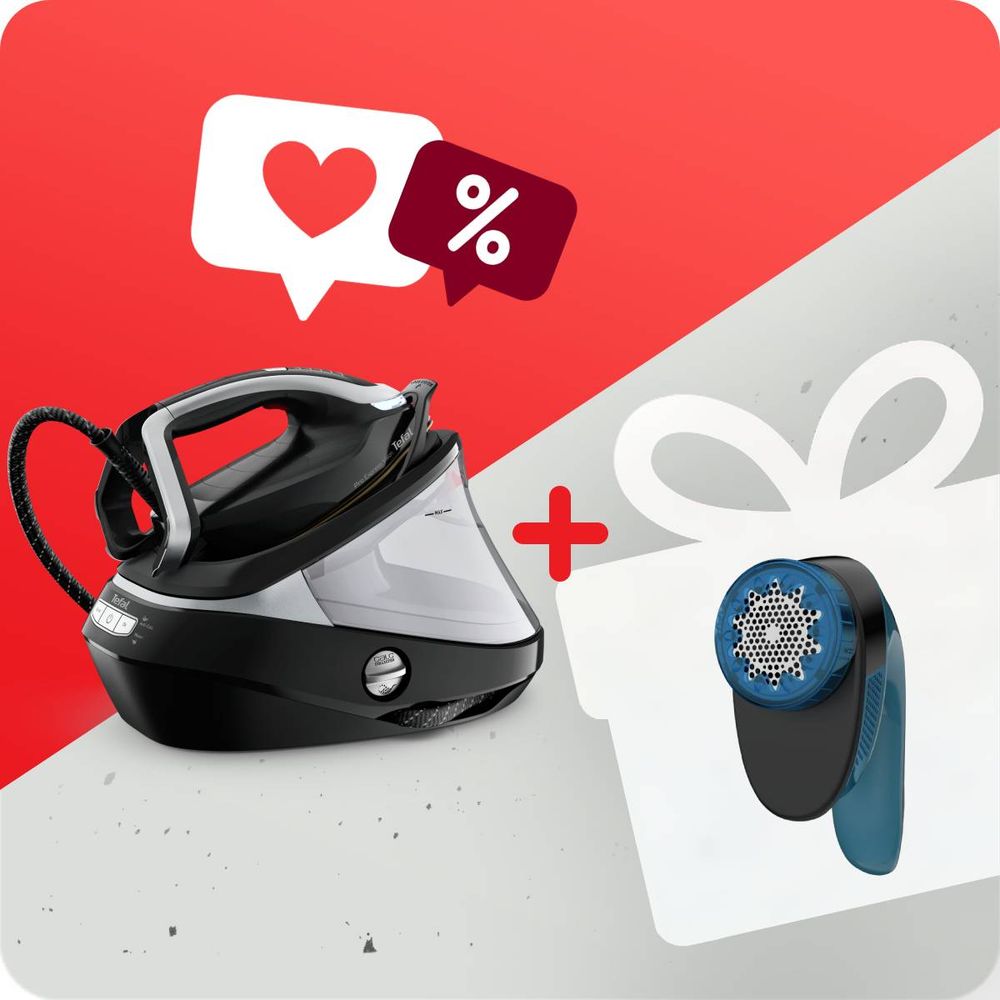 Stație de călcat Tefal Pro Express Vision & Aparat pentru scame