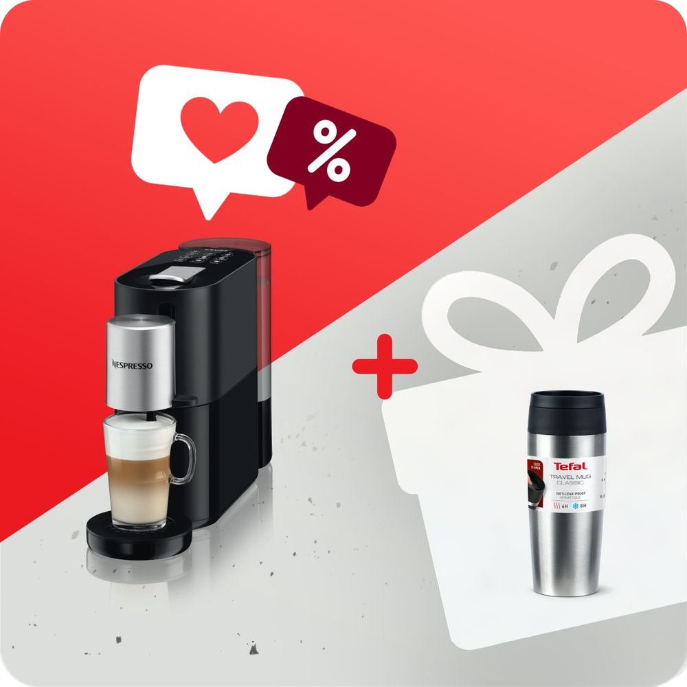 Espressor cu capsule Nespresso Atelier XN890831 & Termos