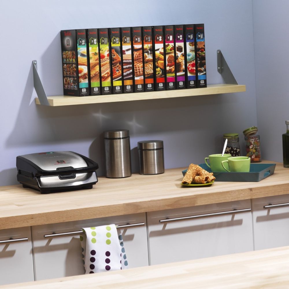 sansangear × b.Eeautiful foodie Sandwich maker Tefal Snack Collection SW852D12, 700W, inox