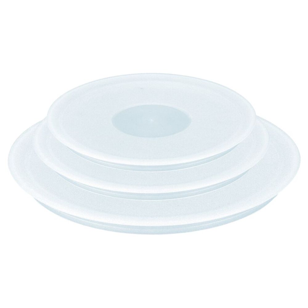Set 3 capace pentru oale Tefal Ingenio L9849253, 16 / 18 / 20 cm, închidere ermetică, alb
