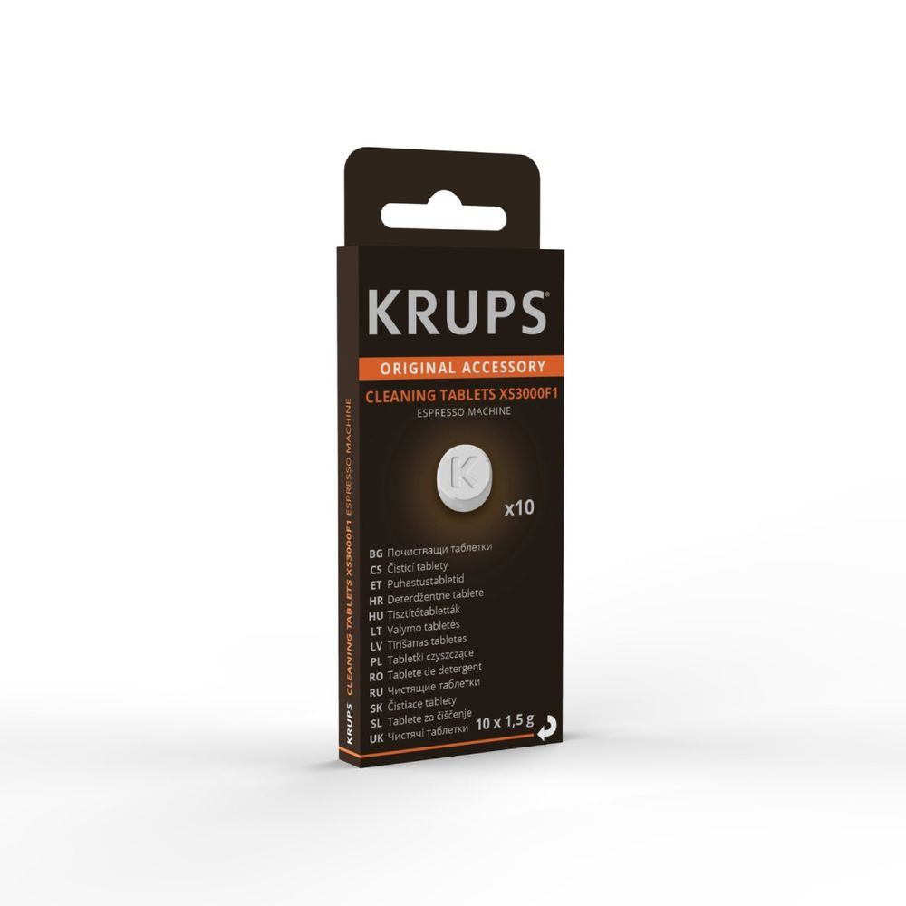 Tablete de curatare Krups XS3000F1 pentru espressoare automate, 10 bucati