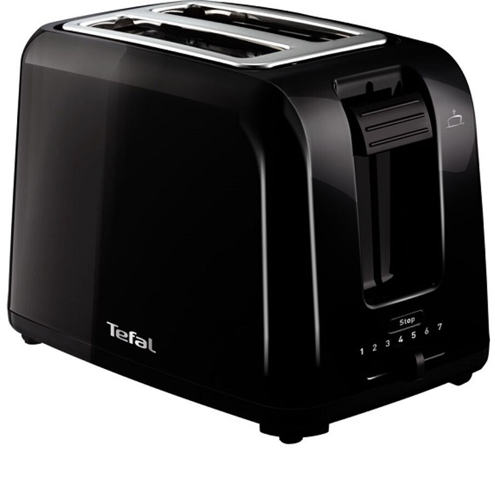 Prăjitor de pâine Vita TT1A1830, 800 W, fante cu lățime variabilă, mâner inteligent, tavă detașabilă pentru firimituri, plastic, negru