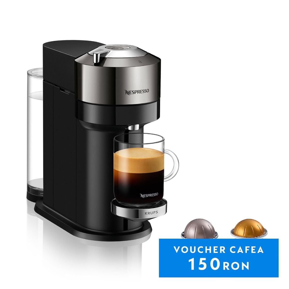 Espressor Nespresso by Krups Vertuo Next Deluxe XN910C10