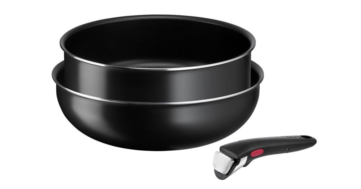 Set 3 piese Tefal Easy Cook & Clean L1539153, aluminiu