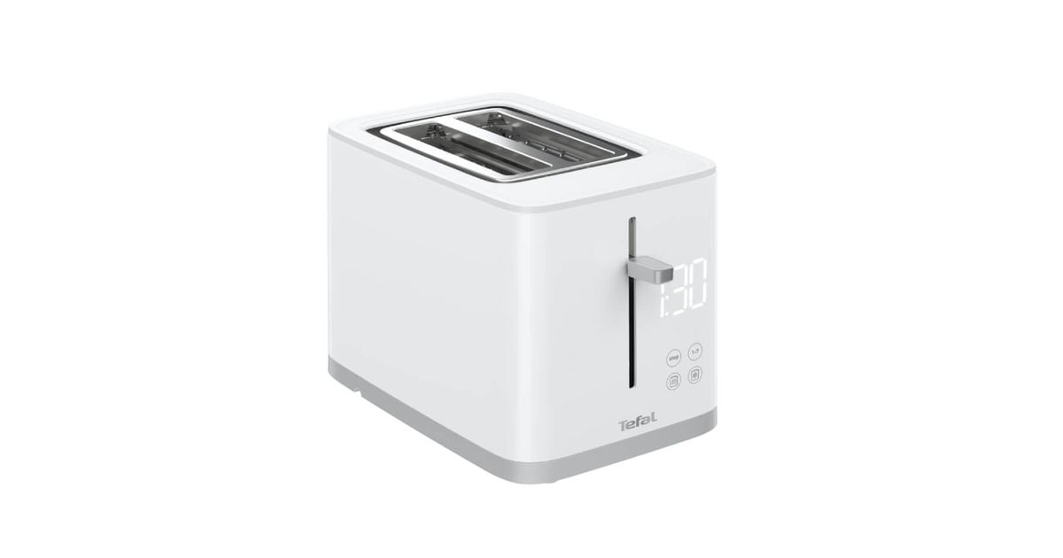 Prajitor de paine Tefal Sense TT693110, 850W, 7 trepte, alb