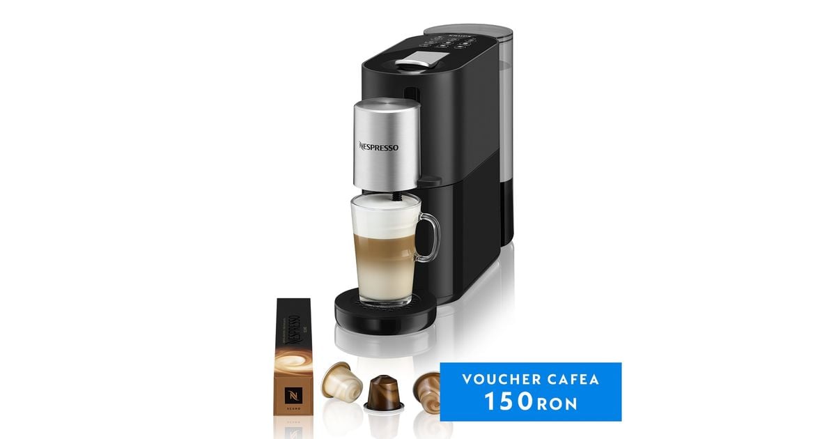 Espressor Krups Nespresso Atelier XN890831, 1500W, 19 bari, sistem