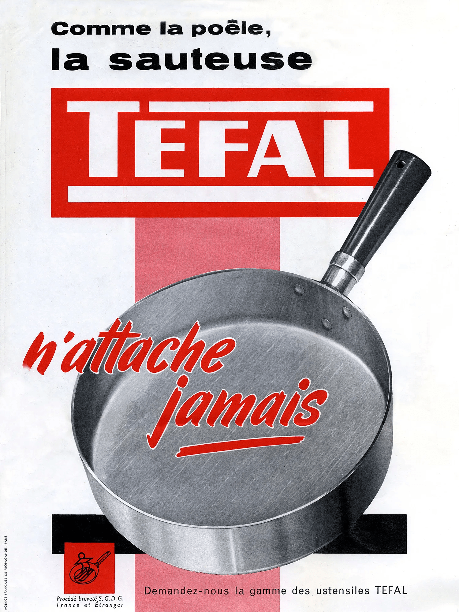 Tefal old poster 1967 Tefal old poster 1967