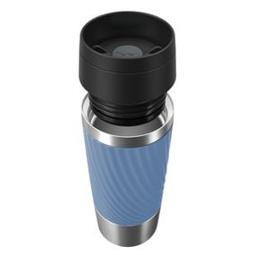 Termos Tefal Travel Mug Classic N2024510, 0.36 L, pastrare la rece 12 ore, pastrare la cald 6 ore, albastru & argintiu