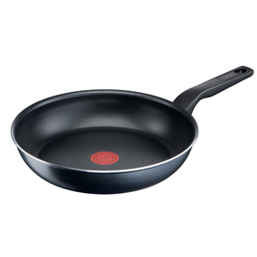Tigaie XL Force C3850453, 24 cm, înveliș antiaderent 100% sigur, de lungă durată, Thermo-Signal™, bază Diffusion+, aluminiu, negru