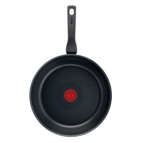 Tigaie XL Force C3850653, 28 cm, înveliș antiaderent 100% sigur, de lungă durată, Thermo-Signal™, bază Diffusion+, aluminiu, negru