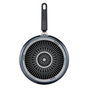 Tigaie pentru clătite XL Force C3851053, 25 cm, înveliș antiaderent 100% sigur, de lungă durată, Thermo-Signal™, bază Diffusion+, aluminiu, negru