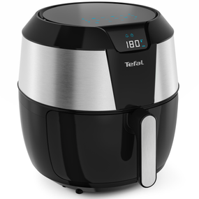 Friteuză cu aer cald Easy Fry XXL EY701D15, 1700 W - Air fryer cu tehnologie 3D Air Pulse, ecran LCD, oprire automată, 1.6 KG / 5.6 L, negru