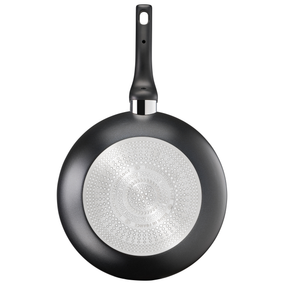 Tigaie Wok Unlimited G2551972, 28 cm, înveliș antiaderent 100% sigur, Titanium Anti-Scratch, Thermo-Signal™, bază Thermo-Fusion™, aluminiu, negru
