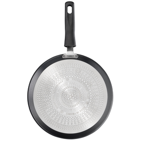 Tigaie pentru clătite Unlimited G2553872, 25 cm, înveliș antiaderent 100% sigur, Titanium Anti-Scratch, Thermo-Signal™, bază Thermo-Fusion™, aluminiu, negru