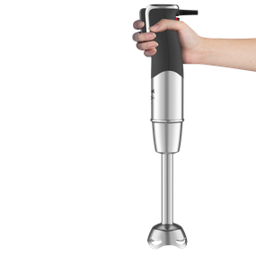 Blender vertical InfinyForce Pro 5 în 1 HB95LD38, 1200 W, tehnologie Powelix, tocător 0.5 L, tel, accesoriu piure, protecție antistropire, recipient 0.8 L, argintiu