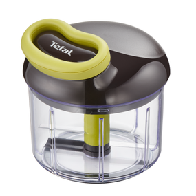 Tocător manual 5-Second K1320404, bază aderentă, mâner ergonomic, suport lame, recipient 900 ml, plastic