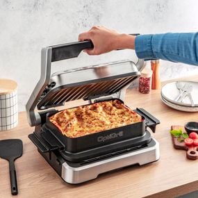 Accesoriu tavă pentru coacere Tefal Snacking & Baking XA732810, 1.6 L, compatibil cu grătarul electric OptiGrill 4 &icirc;n 1 și OptiGrill 2 &icirc;n 1, seriile GC774xx, GC773xx, GC772xx, negru