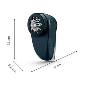 Aparat de curățat scame Tefal JB7002E0, cuțit cu 3 lame din inox, 2 &icirc;nălțimi de tăiere, autonomie 40 minute, m&acirc;ner pliabil, perie pentru curățare, cablu USB inclus,albastru