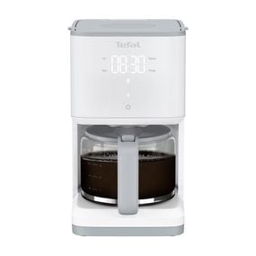 Cafetieră Sense CM693110, ecran digital, funcție Aroma, sistem antipicurare, oprire automată, 15 cești, 1.25 L, alb