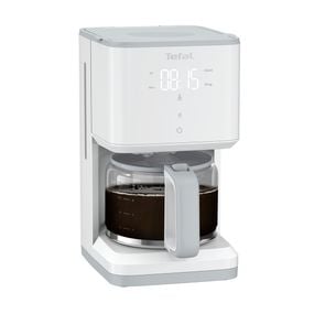 Cafetieră Sense CM693110, ecran digital, funcție Aroma, sistem antipicurare, oprire automată, 15 cești, 1.25 L, alb