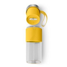 Blender portabil Tefal Lightmix BL1C0230, 300 ml, 2 lame, 20.000 rpm, acumulator 1200 mAh, rezultate în 40 secunde, până la 11 cicluri per încărcare, cablu incarcare inclus, galben