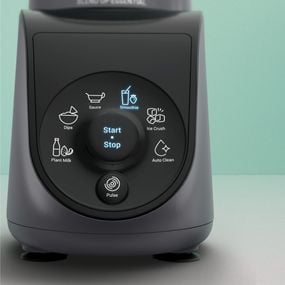 Blender Tefal Blend Up Essential BL1EHBF0, 800 W, 0.6 L, tehnologie Powelix, 4 lame inox, 6 programe automate, functie autocuratare, negru