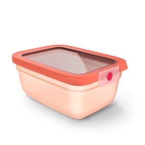 Caserolă Tefal ONEClick N1211110, 1.5 L, plastic, &icirc;nchidere 100% etanşă, portocaliu