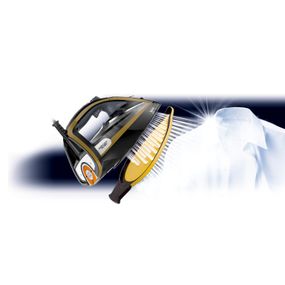 Fier de călcat Ultimate Pure FV9865E0, 3000 W, jet de abur 250 g/min, talpă Durilium Airglide Autoclean, colector anti-calcar, filtru micro - calc, rezervor 0.35 L, auriu