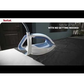 Stație de călcat Tefal Pro Express Ultimate GV9711E0, 3000W, 7,5 bari, jet de abur 590 g/min, abur variabil 0&ndash;155 g/min, rezervor de apă detașabil 1.2 L, colector anticalcar, talpă Durilium, roșu & alb
