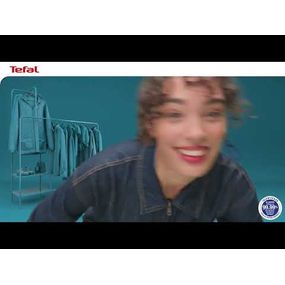 Aparat de călcat vertical Tefal Pure Pop DT2020E1, 1300W, abur variabil 0 - 20g/min, rezervor apa 70ml, auto-off, sistem cu pad reversibil, incalzire in 15s, albastru