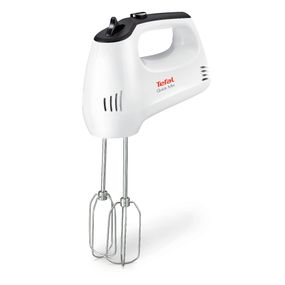 Mixer Quick Mix HT310138, 300 W, 5 trepte de viteză, funcție Turbo, 2 teluri, 2 cârlige, alb