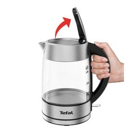 Fierbător apă Glass KI772D38, 2200 W, filtru anti-calcar, 1.7 L, sticlă, transparent