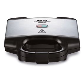 Sandwich-maker Tefal SM157236, 700W, maner izolat, sistem de blocare, invelis antiaderent, Negru