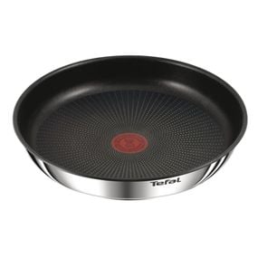 Set 3 piese TEFAL Ingenio Emotion L897S374, inducție (2 tigăi 24 cm & 28 cm, 1 m&acirc;ner detașabil ), Tehnologia Thermo-Signal, inox